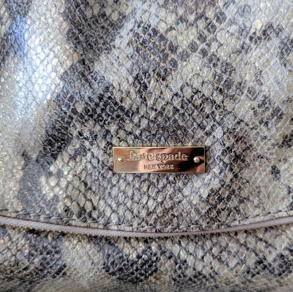 Kate Spade Python-Embossed Leather Bag - Picture 7 of 11